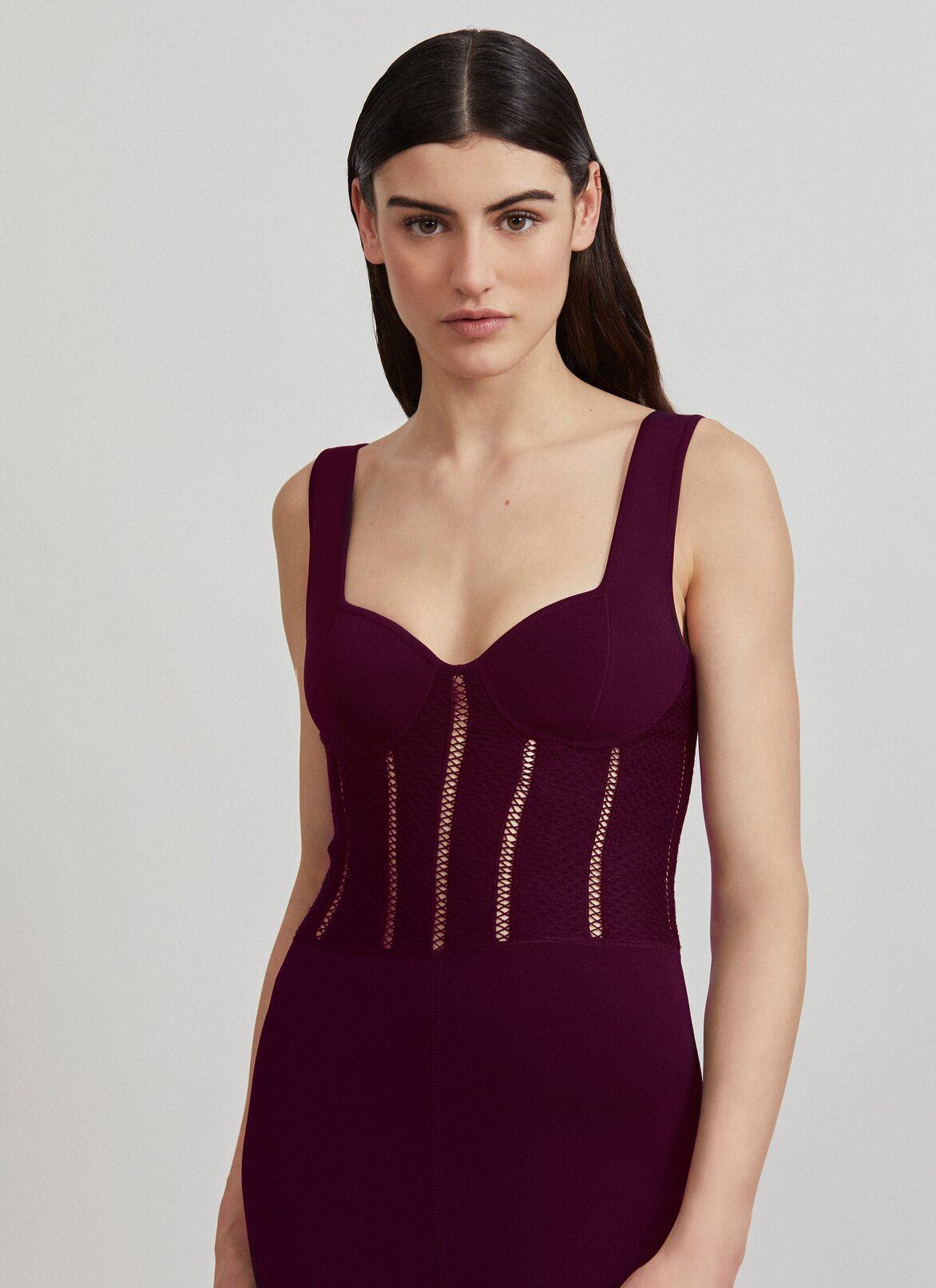 Trousers ALAÏA GARNET RED TROUSERS
